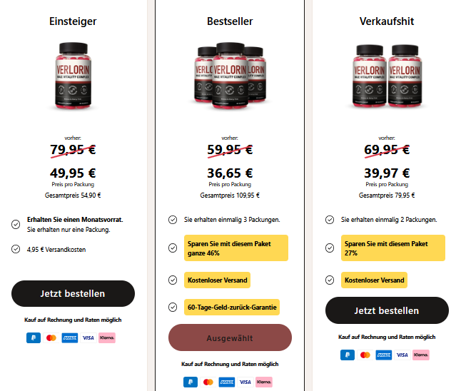 Verlorin erfahrungen bewertung